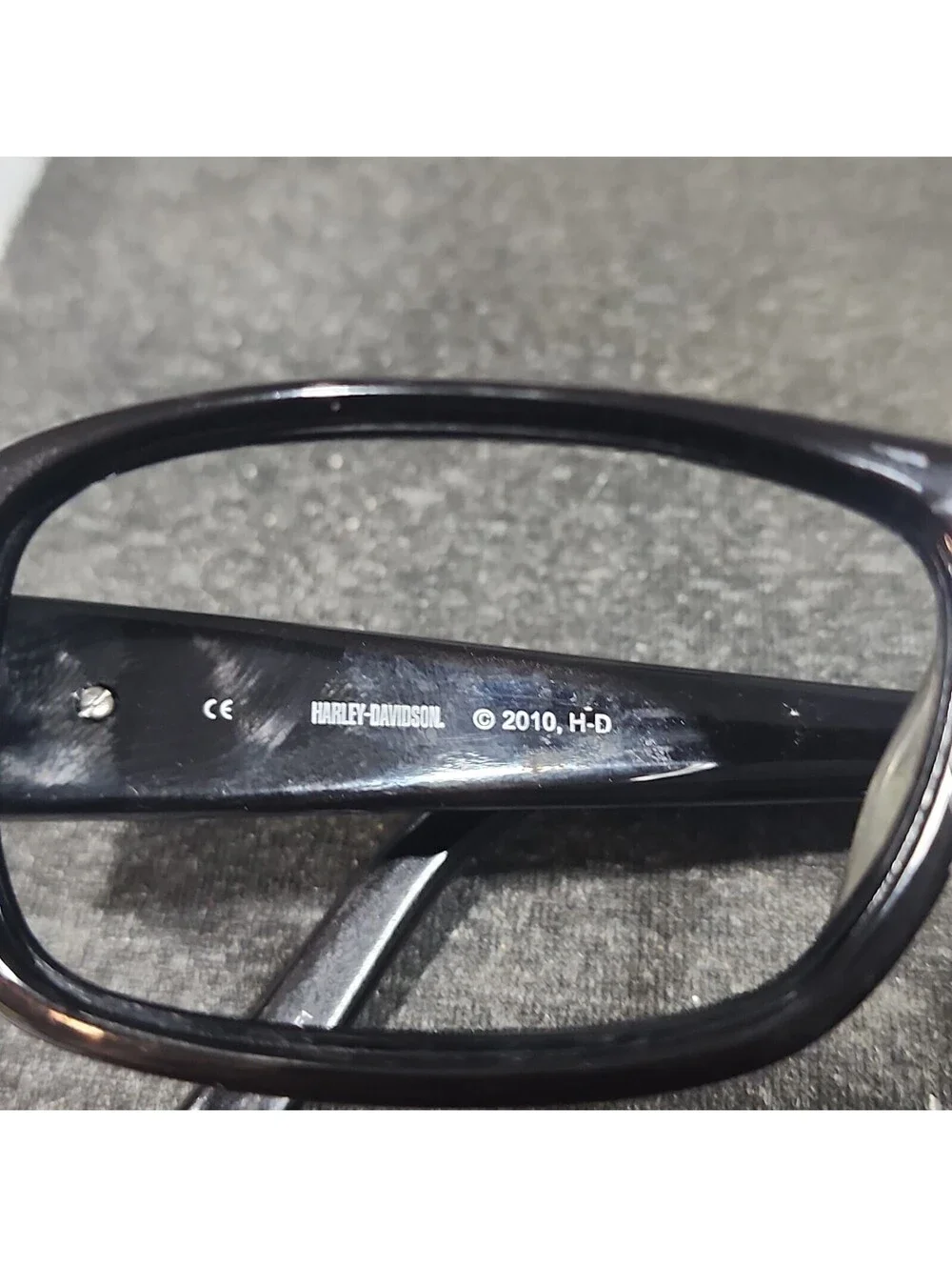 Harley Davidson HDX801 Black Rectangle Sunglasses Frame 55-17 135